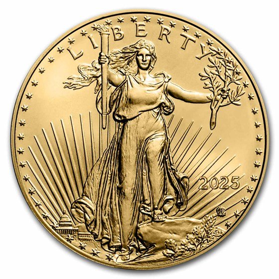 U.S. Mint 2025 American Gold Eagle — 1/10 oz BU Coin