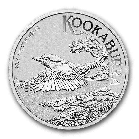 Perth Mint 2026 Silver Kookaburra — 1 oz BU Coin in Capsule