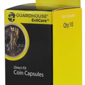 Guardhouse 40.6mm direct-fit American Silver Eagle coin capsules, box of 10