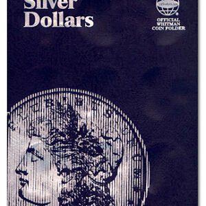 Whitman 9025 plain Silver Dollars coin folder with no printed dates