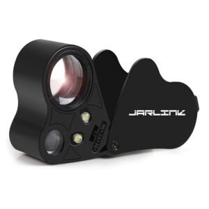 JARLINK 30X/60X LED Folding Jeweler’s Loupe