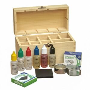GTE Gold, Silver & Platinum Acid Testing Kit with Stone and Loupe