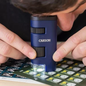 Carson PocketMicro MM-450 20–60x LED Pocket Microscope