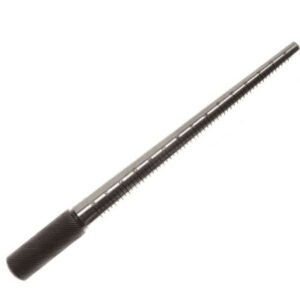 SE JT-SP2 polished steel ring mandrel with engraved sizes and knurled handle